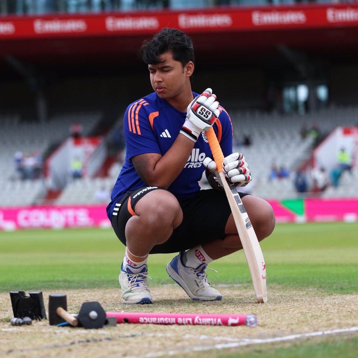 TheBarmyArmy's tweet photo. Fifteen-year-old Vaibhav Sooryavanshi is set to make his India debut at Old Trafford today 🇮🇳

#ENGvIND https://t.co/Tmyd6vV75s