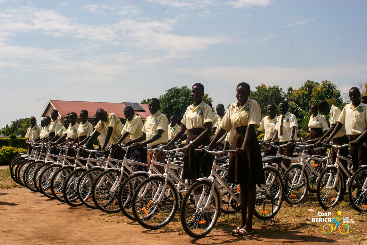 coopafrica's tweet photo. #BicyclesDistributionAdjumani

This week marked an important milestone for learners across Adjumani district.

Through the WeLearn-WeTeachBicycle Empowerment Programme, 260 bicycles have been distributed to 5 secondary schools serving both refugee and host community learners. https://t.co/pqVJ7sFjDQ