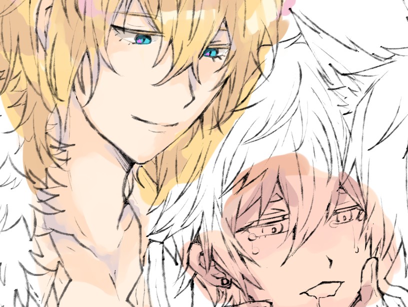 sherryangart's tweet photo. 【修羅途中】這次線稿畫得蠻順的!!
最近對畫圖這件事情緒複雜...有時覺得自己是不是喪失熱情了會自我懷疑，但畫得順又會覺得好有成就感、自己其實還是很愛畫圖的......好好笑覺得好矛盾😢 https://t.co/Q1QioNx1lf