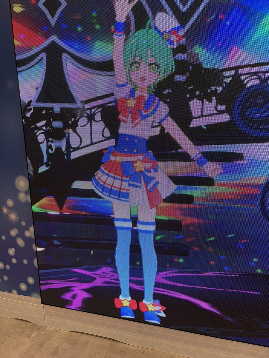 Logical_Allen's tweet photo. 池袋GIGOのアイプリランウェイやってきた！！！大画面でうちの子見れるのサイコー！！！かわいいー！！！💕💕💕
画像ガビってるだろうけど許して https://t.co/B5oK7Fsd7I