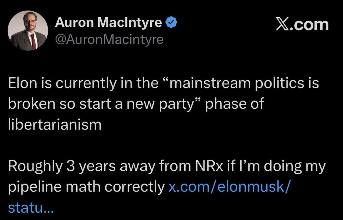 AuronMacintyre's tweet photo. Elon ended up speed running this one https://t.co/Xyxsb5lkYV
