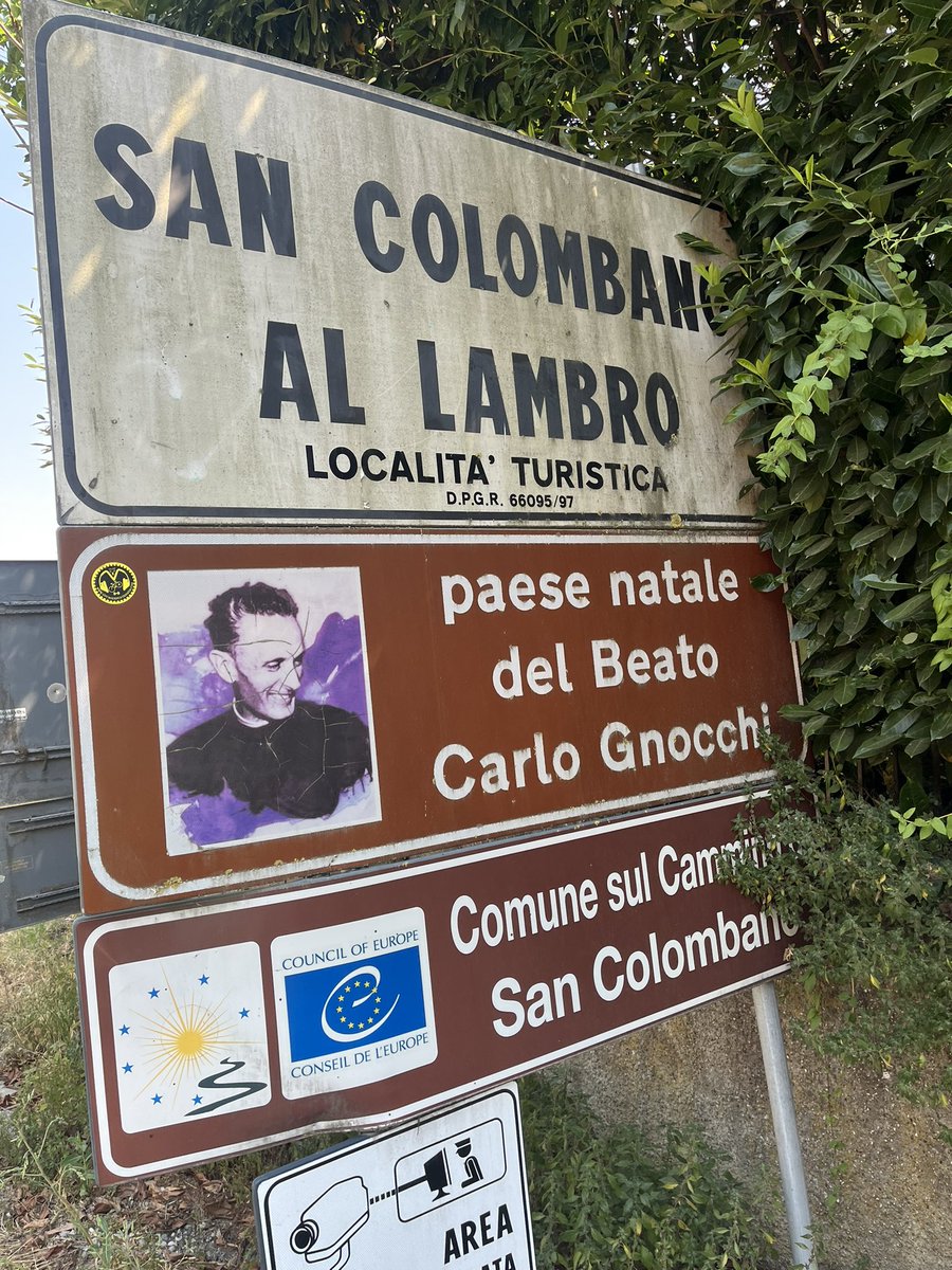 BishopDNulty's tweet photo. The first Columbanus Days were in San Colombano al Lambro, great to be back again. before going to Lodi for the reception of the Columbanus Relic, we walked the 13km @ColumbanusJ from the Basilica dei Santi Antonio to the Parish Church of Saint Columbanus in San Colombano al
Lambra, lovely to meet Bishop Guillaume of Meaux who was with us last year in Carlow @KANDLEi @county_carlow