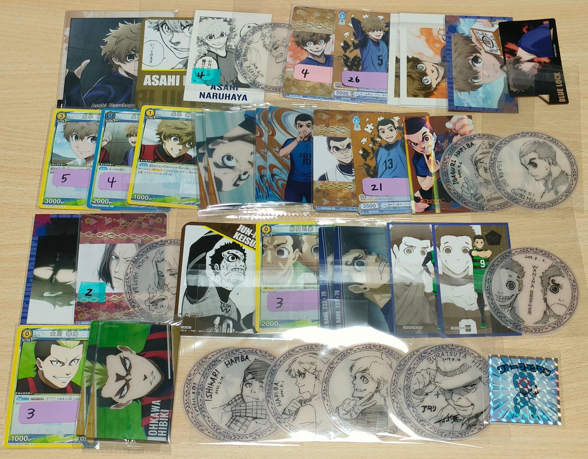 yume44cc's tweet photo. 郵送のみ
ID付きの画像は、お取引が決まった際にDMにてご提示させて頂きます
検索からでもお気軽にお声かけください

※硬質ケースネスは裏面のブロマイドが抜けてます
※カイザーは異種カイザーとの交換のみ https://t.co/7l8yc6zSm8
