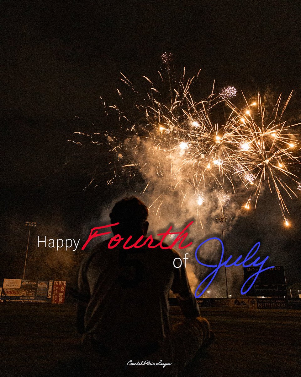CPLBaseball's tweet photo. Have a safe and happy 4️⃣th of July! 🇺🇸

#TheFutureIsNow #cplbaseball #cpl30 #FourthOfJuly https://t.co/srWIKFav1I