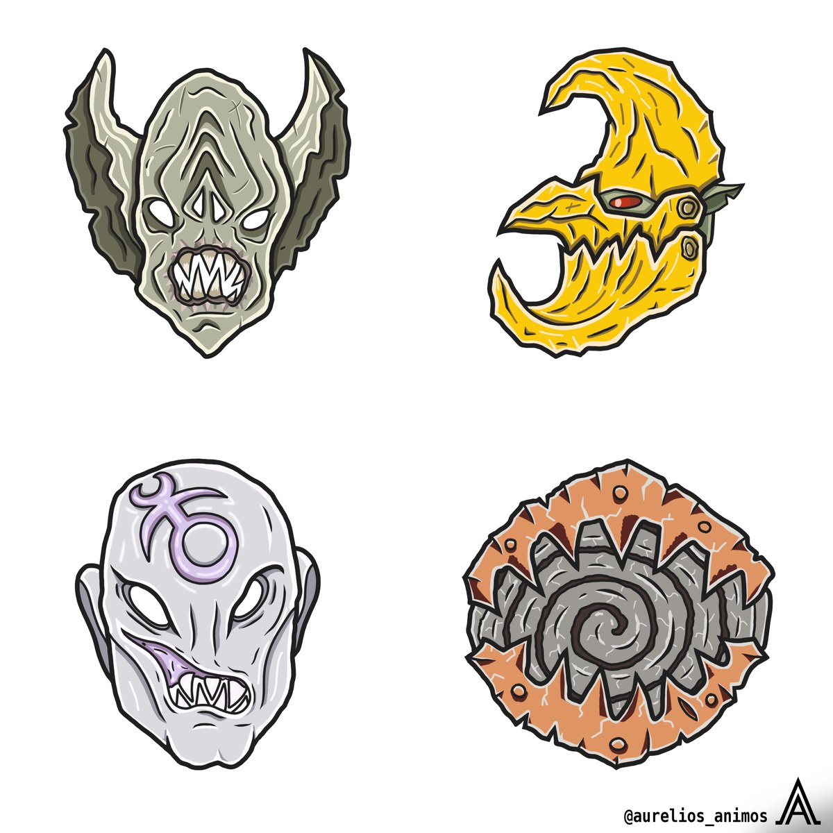 Aurelios_Animos's tweet photo. More emotes inspired by Warhammer: Age of Sigmar, each featuring a different faction.
#Warhammer #AgeOfSigmar #AOS #WarhammerArt #FleshEaterCourts #gloomspitegitz #HedoniteofSlaanesh #Slaanesh #Ogor #emotes https://t.co/olRtVtkG74