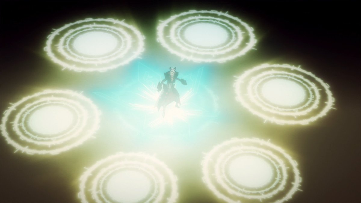 secondklaris's tweet photo. @HikariMonshou strange mark in the middle—the ARKS symbol! This strange attack was a seal, binding Lovelyangemon’s movements while steadily stripping her strength away from her! https://t.co/4k36P5AZeR