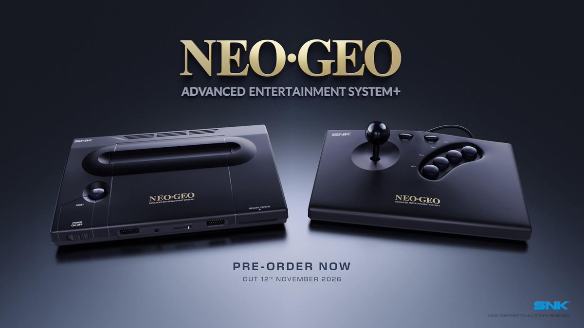 GeekyZombieKing's tweet photo. PlayStation might be phasing out physical media, but the Neo Geo is bringing it back and saving physical games, especially fighting games 🎮 https://t.co/3kQTFNwAkZ