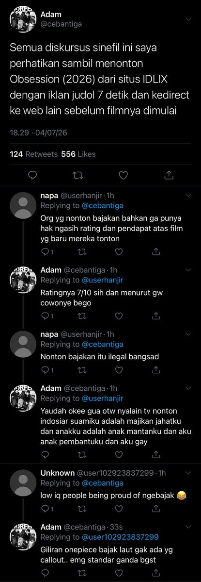 bakatmelucu's tweet photo. Reheated cinephile discourse https://t.co/IwEhQfPTVN