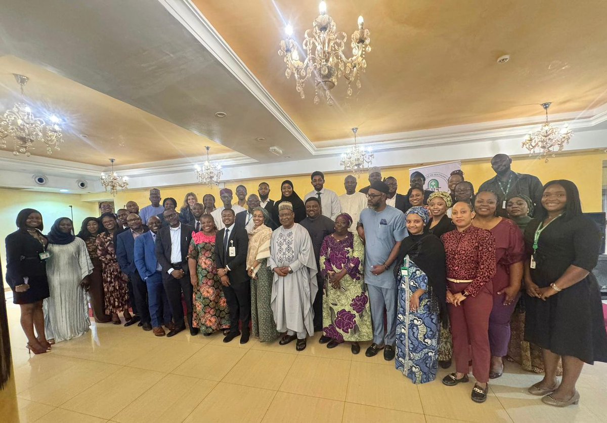 PVAC_NG's tweet photo. PVAC convenes stakeholders to strengthen Nigeria's health supply chain ecosystem

29 June 2026 — Abuja, Nigeria — PVAC Hosts a Supply Chain Stakeholders Engagement Workshop

The Presidential Initiative for Unlocking the Healthcare Value Chain (@PVAC_NG) hosted a Supply Chain Stakeholders Engagement Workshop bringing together more than 50 participants from Federal Government and Regulatory Agencies, Procurement and Supply Chain actors, Private Sector Associations, and Development Partners.

The workshop was convened to develop a roadmap and implementation framework for an Integrated Health Commodity Market Intelligence and Supply Chain Coordination System for Nigeria, internally referred to as Project VISTA (Visibility, Intelligence, Supply Chain Tracking and Analytics).

📊 Discussions focused on identifying existing health commodity data, uncovering critical information gaps, and exploring opportunities to connect data systems and strengthen institutional partnerships for the next phase of this work.

PVAC is laying the foundation for a more coordinated, data-driven, and resilient health supply chain for Nigeria.

#PVAC #HealthSupplyChain #HealthSovereignty #DataDrivenHealthcare #LocalManufacturing