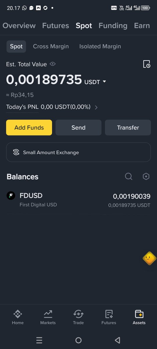 charcoal234's tweet photo. @BinanceHelpDesk @cz_binance I have check in another wallet, all zero only in future, this error around more than 5 days back, yesterday evening balance appear, but at night dissapear again until now, I will send SS all my wallet https://t.co/Nno6uSUP6p