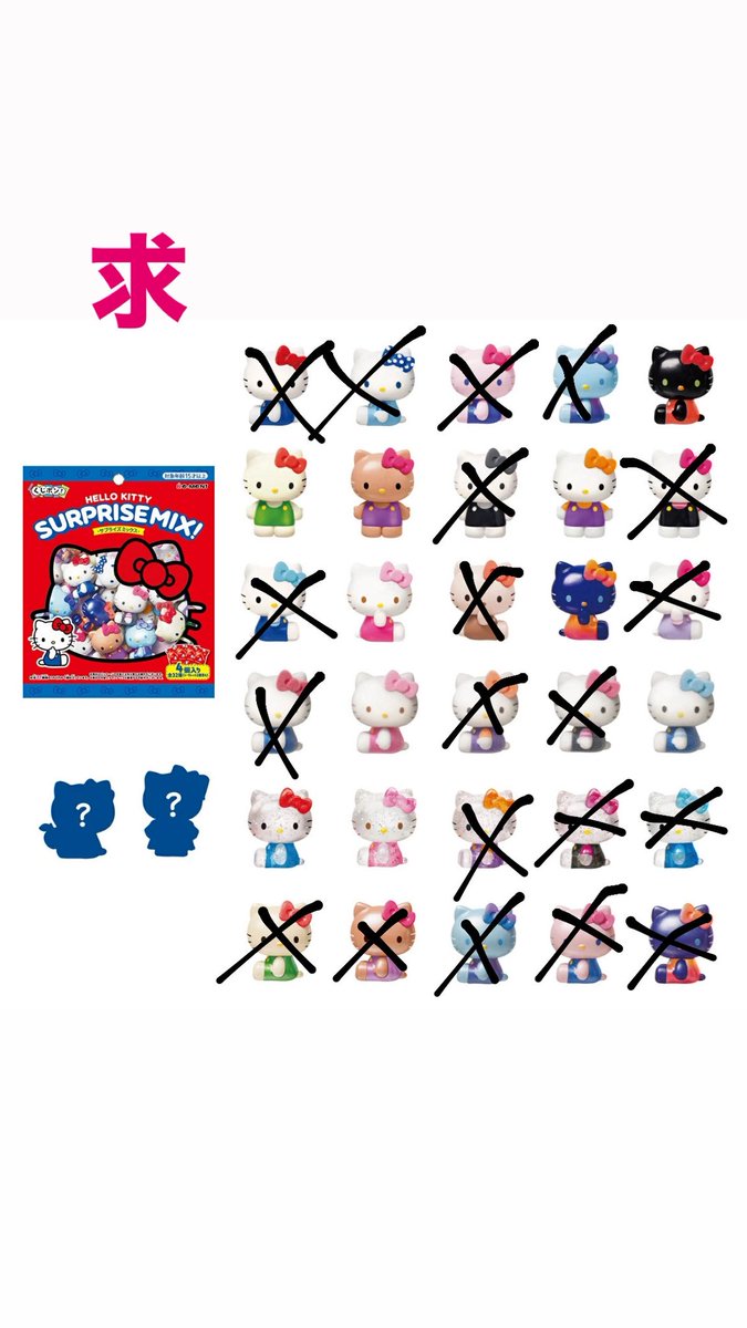 sky_527's tweet photo. 【交換】 Hello Kitty SURPRISE MIX ハローキティ サプライズミックス

【譲】 画像

【求】 画像

都内手渡しまたは郵送希望✌🏻️´-
週明け水曜頃の発送になります。 https://t.co/Wdk2uJZQzh