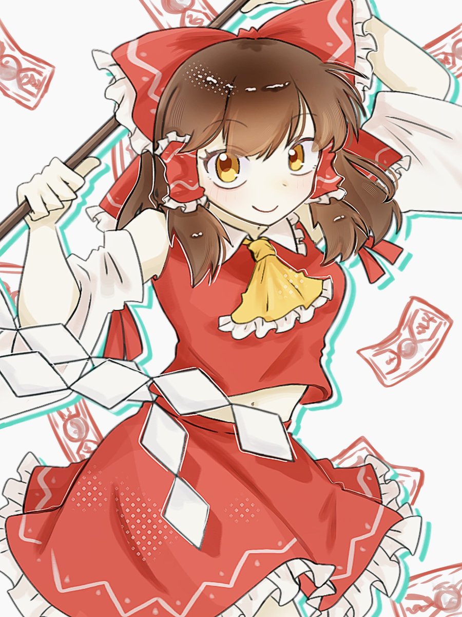 Anemonetyan's tweet photo. 東方キャラ全員描くチャレンジ！
1日目 博麗霊夢🎀☯️
#東方Projectㅤㅤㅤㅤ
#東方絵描きさんと繋がりたい https://t.co/cvEXEaZVUH