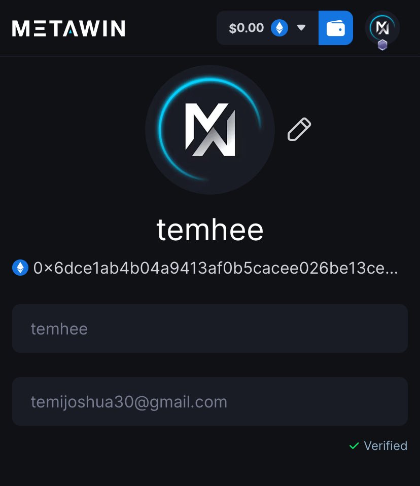 onlyrealtemi's tweet photo. @Pattyice @MetaWin Thank you Patty, manifesting a win

Metawin ID- temhee https://t.co/9kOknziAcM