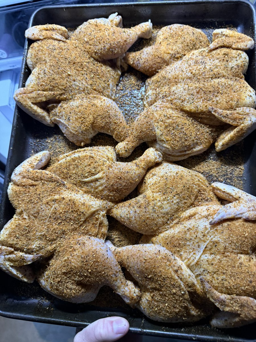 keller109's tweet photo. Going to be a fun day of cooking and celebrating AMERICA’s 250th birthday. 

I’m smoking Cornish hen in remembrance of my mom, Beth, St. Louis, and baby back ribs, along with some smoked cheese dip!!!!

Corn on the cob, potato salad, and baked beans. 

🇺🇸 🇺🇸 🇺🇸 🇺🇸 🇺🇸 https://t.co/Miy1nv0dvd