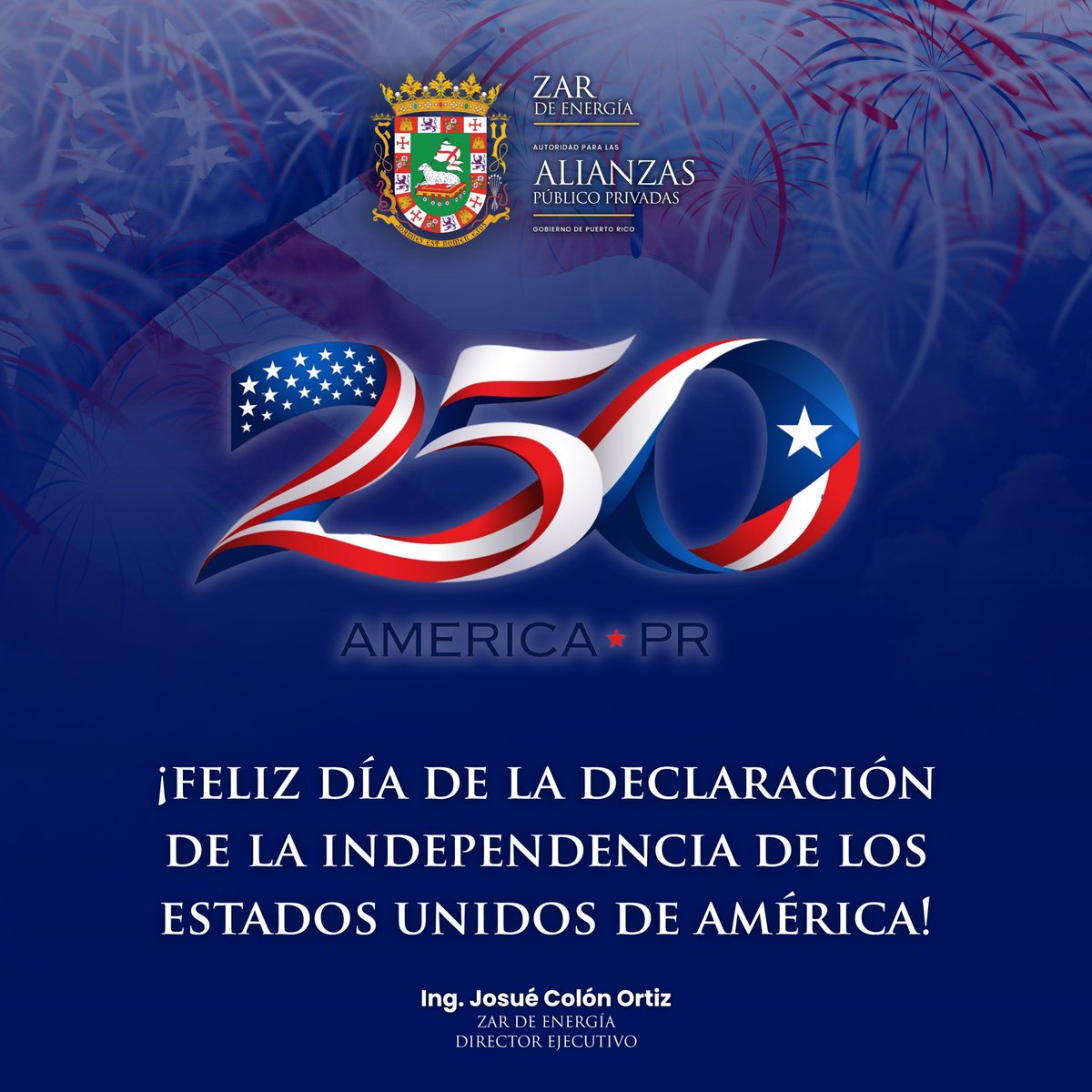 ZardeEnergia's tweet photo. İFeliz Día de la Declaración de la Independencia de los Estados Unidos de América!

@lafortalezadepr @gobiernodepr https://t.co/II8mLhM7Fb