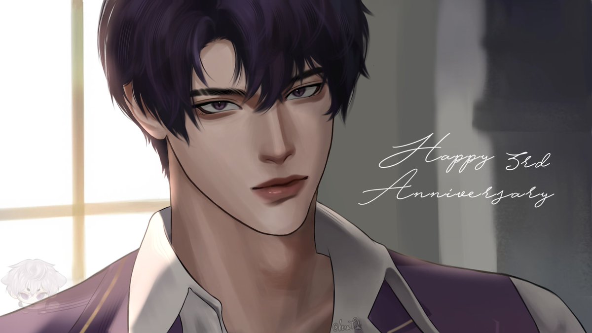 Kenntaki_'s tweet photo. Happy 3rd Anniversary Mikaa💜

Can't believe it's already been 3 years. Thank you for being my favorite person and my happiest place. 
Love youu💜

#MOONOFD3MONS #artion https://t.co/87yPRVlwpl