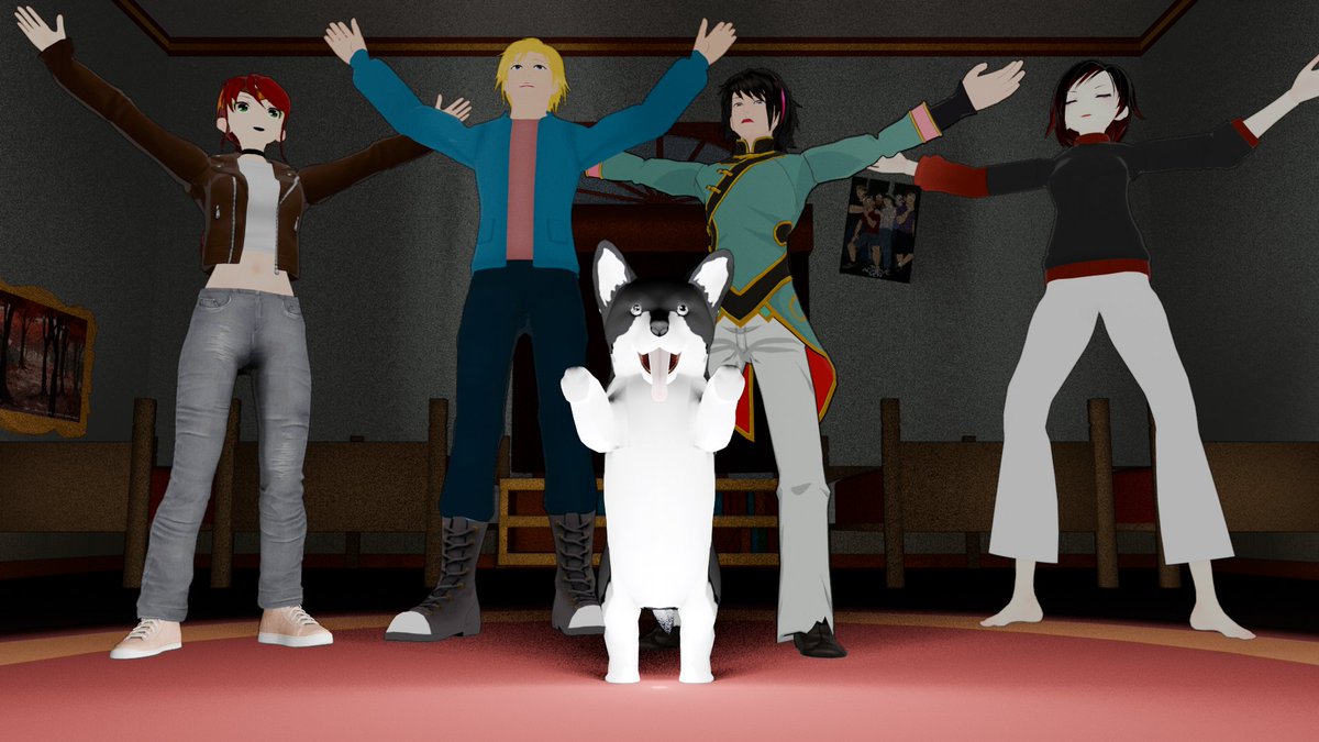 Blast5240's tweet photo. ALL HAIL THE ZWEI
based on a video posted by @littleferret22 https://t.co/5KuLzLnq1z
#Creator5240 #rwby #rwbyfananrt #zwei #rubyrose #jaunearc #pyrrhanikos #lieren #dog #dogo #doggo #blender #meme https://t.co/cTQEyJRv1Y