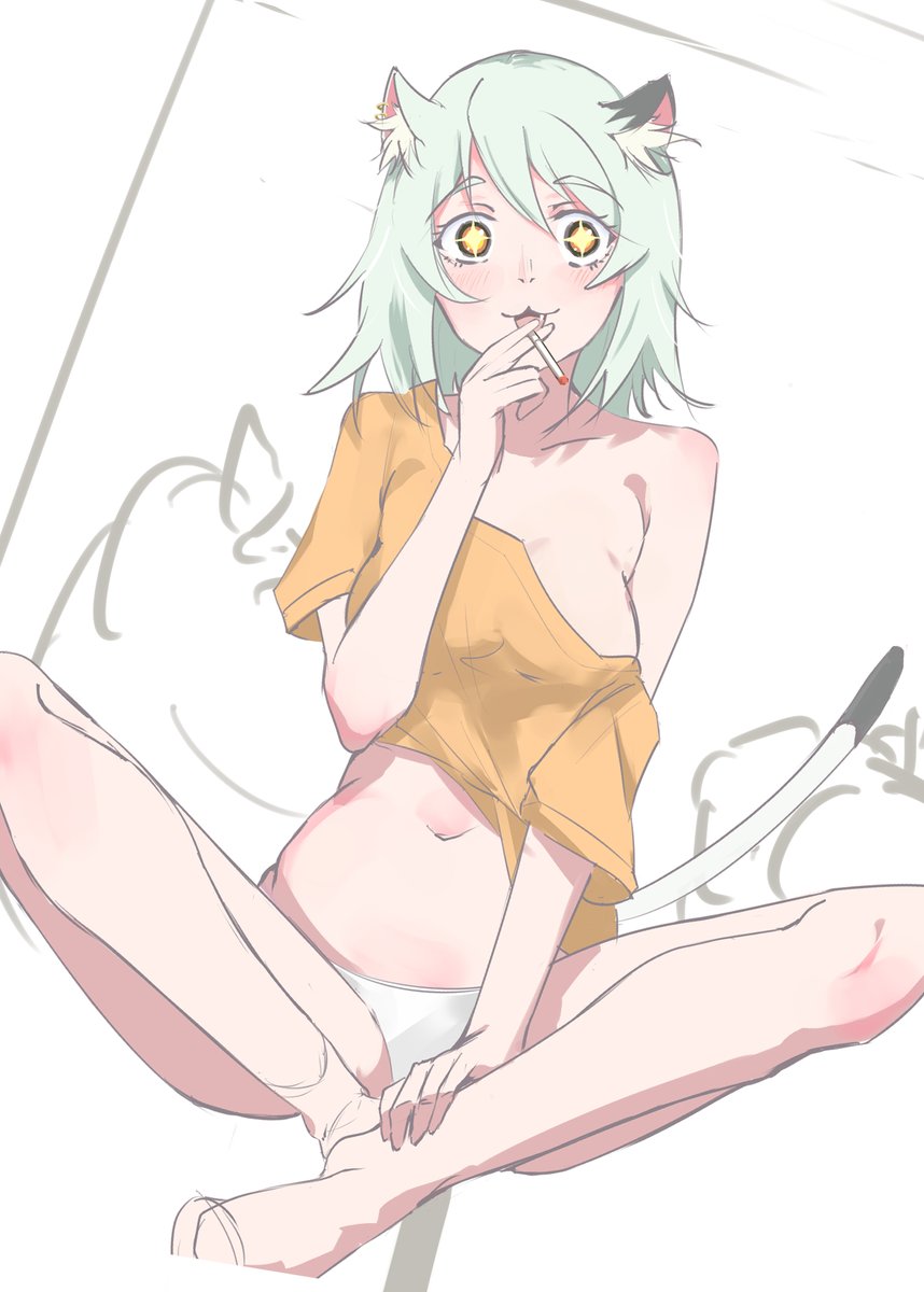 moruhinesan's tweet photo. なんもねぇ！ #ヤニネコ https://t.co/sx3x6Mn0S3