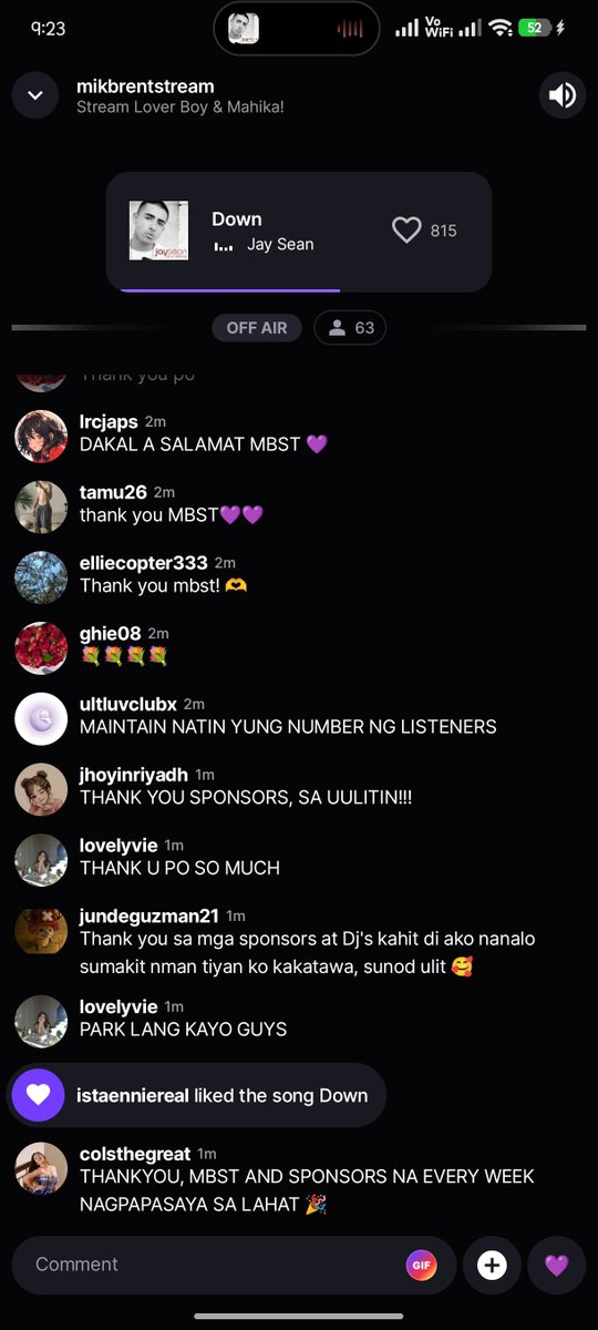tuansenshi_'s tweet photo. grabe yung tawa ko tonight hahahahaha been a while na ganito yung tawa ko ba hahahahahahahahahaha 

kakatuwa Sabado Game Nights with Menties HAHAHAHAHAHA 💜💜 thank you @MikBrentST , thank you DJs, and Sponsors 🫶🏻🫶🏻 https://t.co/YDs5plDLy6