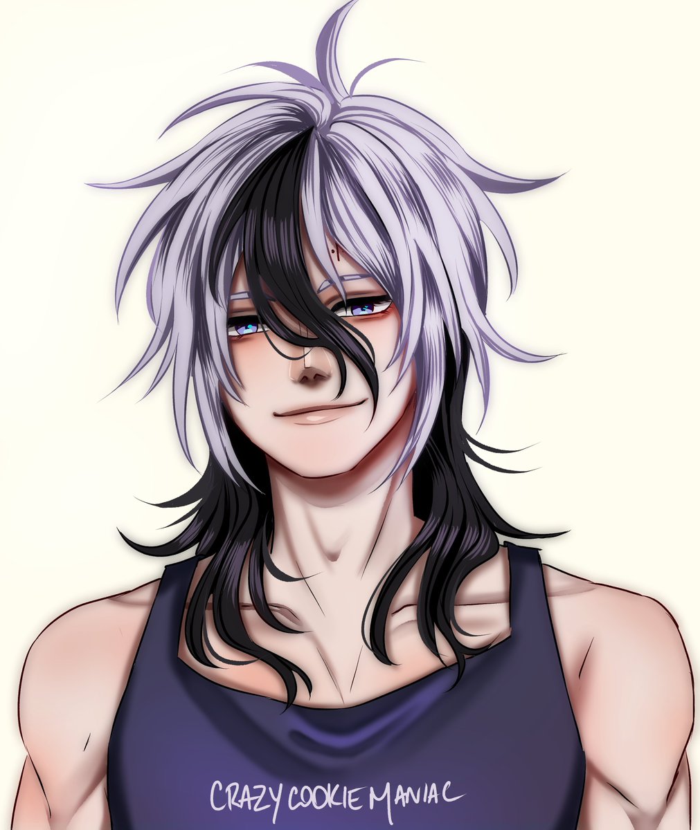 cookiecookecook's tweet photo. I wanted to see how Magna would look with his hair a little longer and now I headcanon this is what he looks like at 35y/o lol

#magnaswing #blackclover #blackcloverfanart #bcfanart #blcl https://t.co/KzvGdibZQB