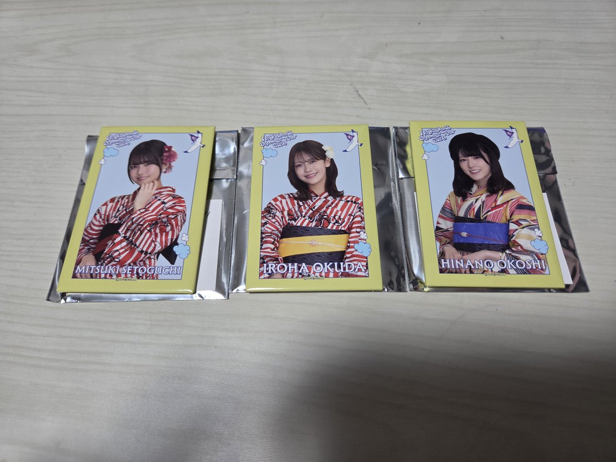 CLap2hk_10's tweet photo. 乃木坂46 真夏の全国ツアー2026 缶バッジ 特典 スクエア トレ トレード

譲）瀬戸口 奥田 大越

求）菅原 岡本  

瀬戸口は菅原との交換のみで考えております。
神宮1日目にて現地トレ希望。
お気軽にお声掛けください。 https://t.co/MkvODuWUjy