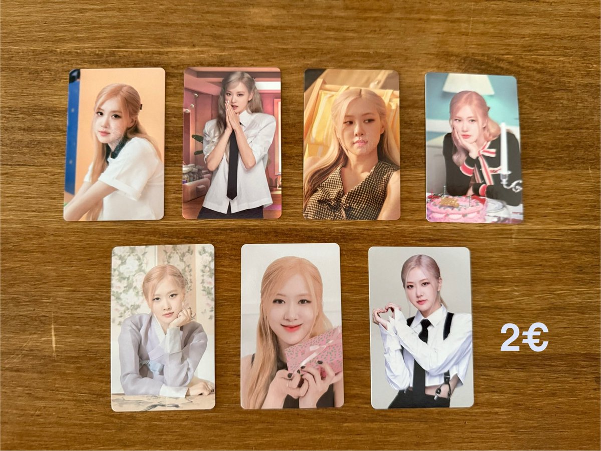LeraButters's tweet photo. WTS BLACKPINK photocards

Entrega en mano en Valencia y también en Madrid (estaré allí unos días).

Los precios están en las fotos.
📩 Si te interesa alguna, ¡escríbeme por DM!

#WTS #KpopSell #KpopEspaña #KpopSpain #Photocards #Valencia #Madrid #Blackpink https://t.co/Hvl5djVPeN
