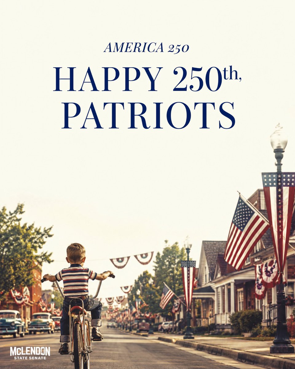 senmclendon's tweet photo. Happy Independence Day, Patriots. https://t.co/Gdydo8zOmw