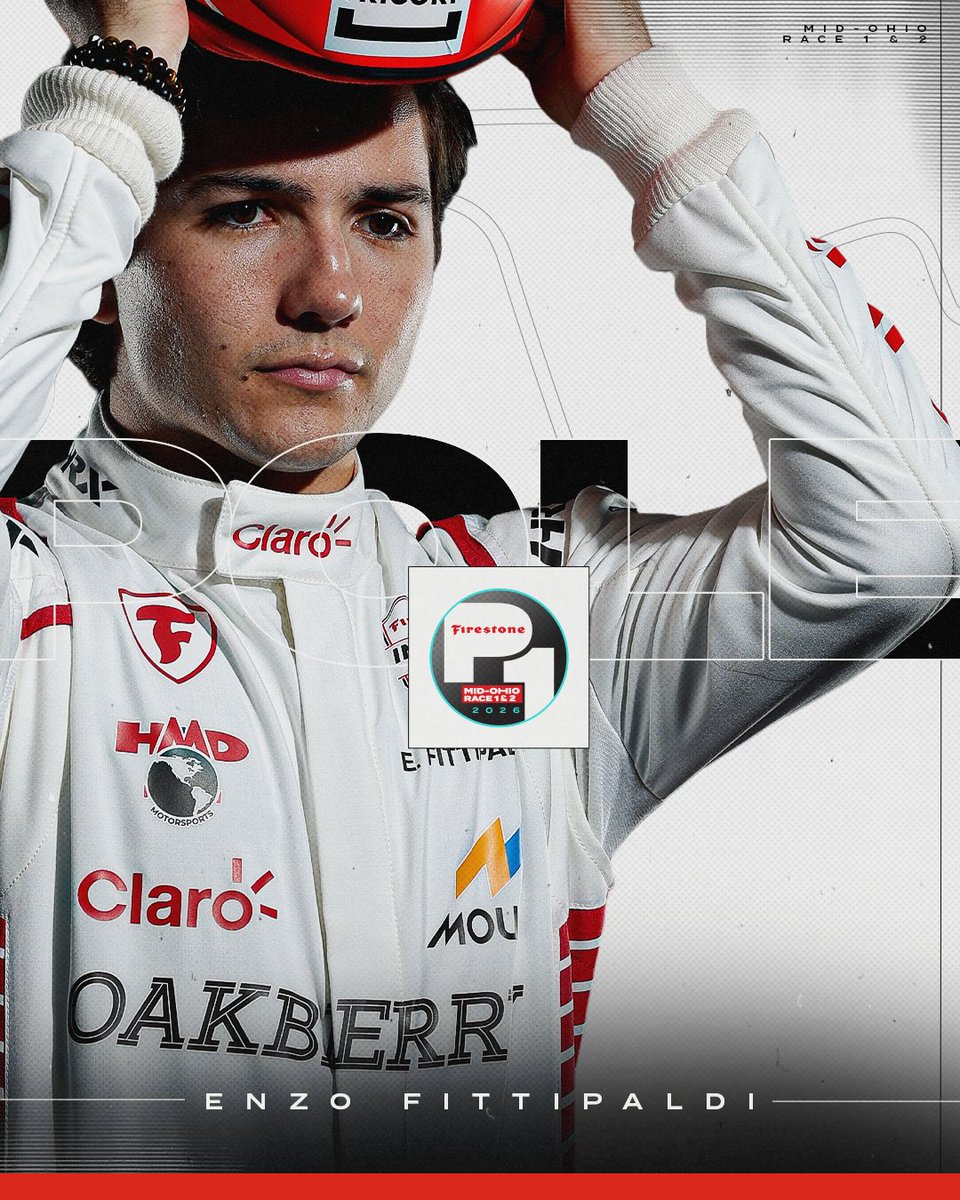 INDYNXT's tweet photo. IT TAKES FULL COMMITMENT 💪
Enzo Fittipaldi wins both Firestone P1 Awards at Mid-Ohio! https://t.co/WQdcG42CtW