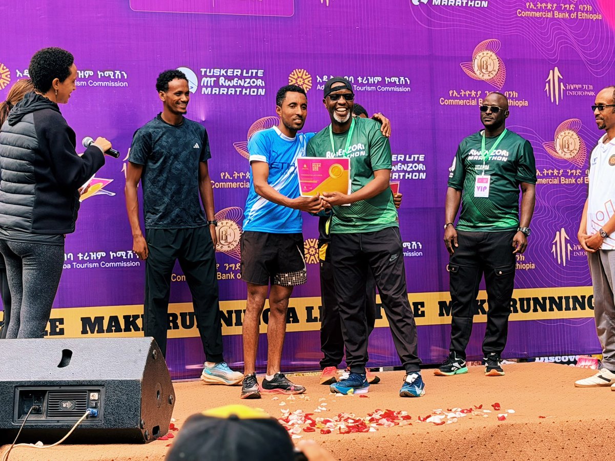 wekesa_amos's tweet photo. MY ETHOPIAN EXPERIENCES 

RWENZORI MARATHON partnership with Great Ethopian run and Ugandan embassy here in Addis Ababa. 

Pictures by MAREN https://t.co/6BUvJwjkTe