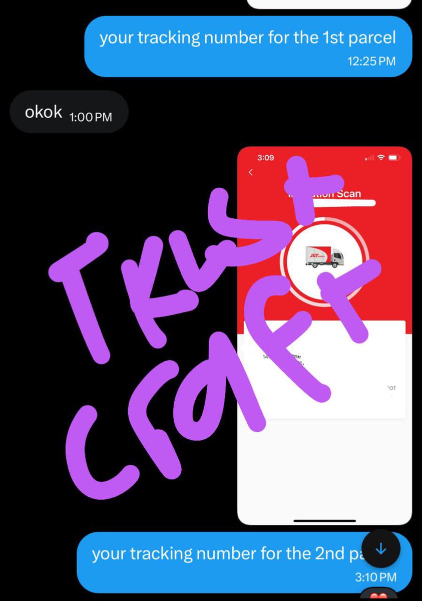tklsxnaiah's tweet photo. THANK YOU SO MUCH FOR TRUSTING 💜🤍💟

SUCCESSFUL DELIVERED! https://t.co/ikuFe8C9yp