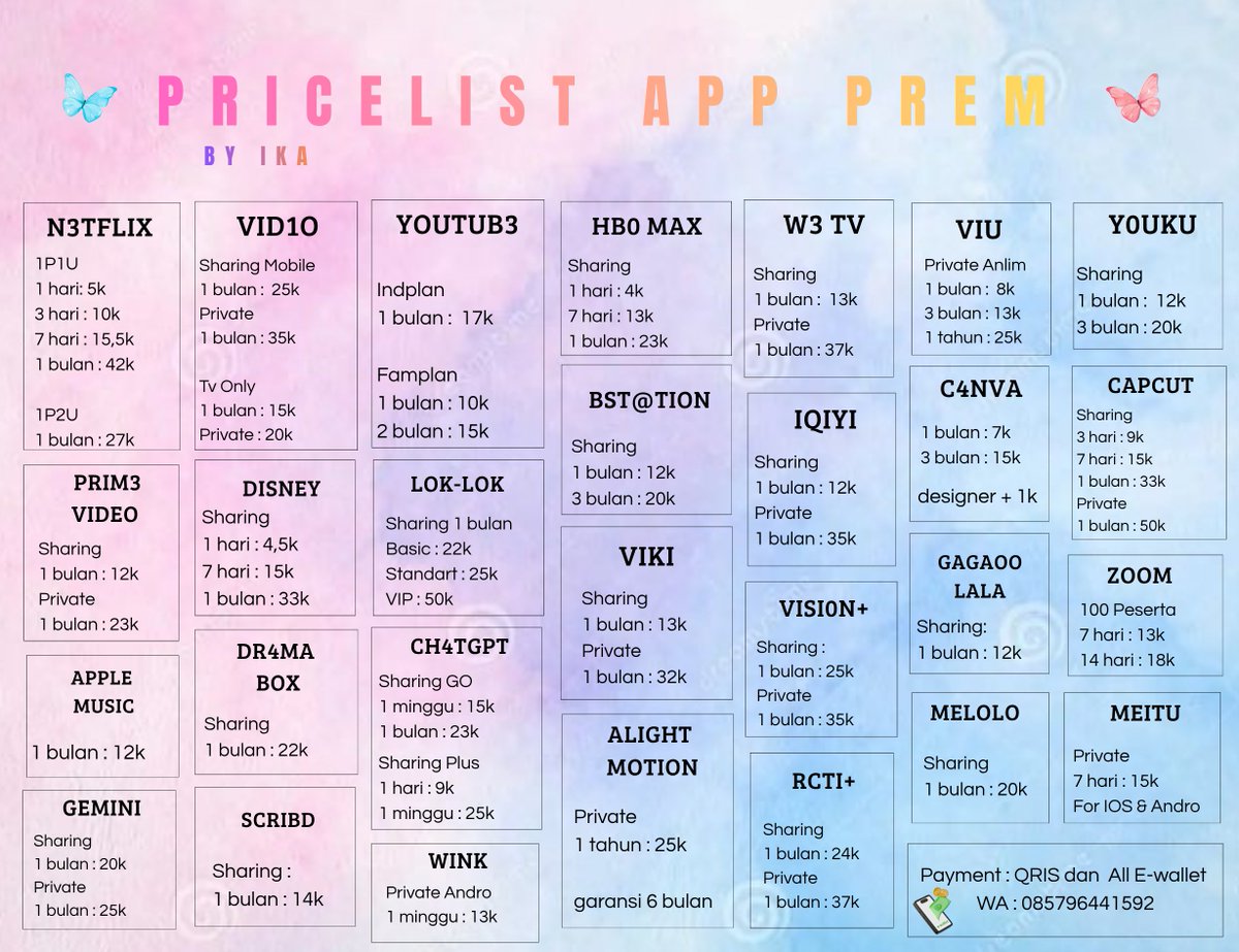 jaygdrz's tweet photo. WTS, heyoo ges.. aku ridi app prem yaa. harga terjangkau &amp; fullgar. marie jajank!!😇

zoom prime hbo netflix viki drama box canva disney canv𝒶 bsation gag𝒶oolala iqiy𝒾  lok-lok v𝒾u rcti chatgpt vision youku rct𝒾 appmus wetv meitu wink melolo scribd...
ㅤ
#bealanja #zonauang https://t.co/XR5njsnMsP