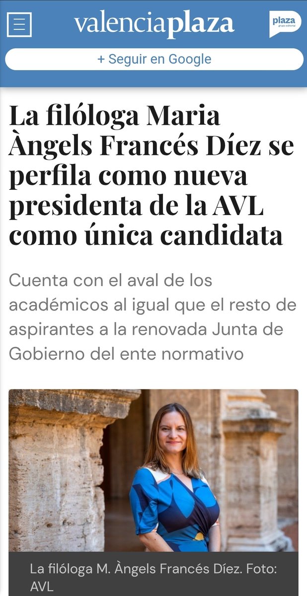 valencia_unida's tweet photo. 🚨 La major traïció del @ppcv al poble valencià va ser blindar el PANCATALANISME i fer-ho pràcticament intocable. 

Ara nomenen com a presidenta de L'AVL a una doctora en Filologia Catalana.

💙 Si els valencians confien en @valencia_unida, acabarem en esta vergonya. https://t.co/43lGvk8YNg