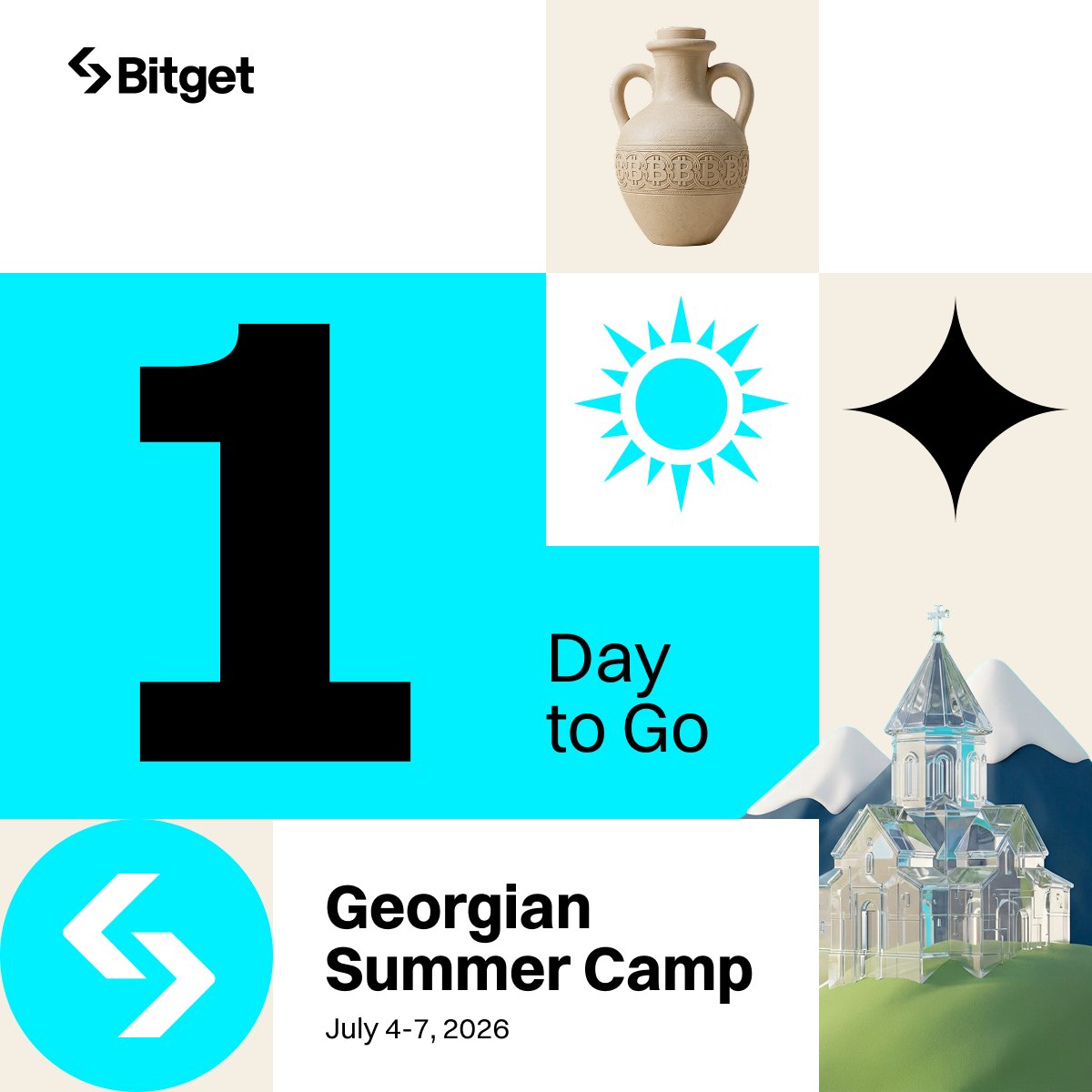 BitgetRU's tweet photo. Tomorrow is the day — see you at Lopota Lake Resort & Spa!
#GeorgianSummerCamp #EventwithBitget https://t.co/2C5E7MgRRj