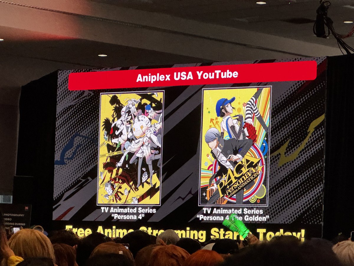 aitaikimochi's tweet photo. Persona 4 anime series will be streaming for free on Aniplex USA YouTube channel! https://t.co/3NShFrFxOc