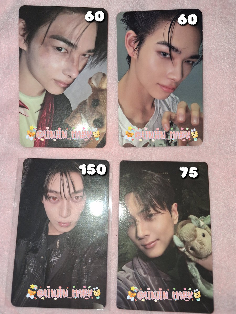 linjin_mark's tweet photo. sale การ์ด 
💸 นิกิ ใบละ 60 บาท 
💸 ซอนอู ใบละ 150 บาท
💸 เจย์ ใบละ 75 บาท

📮ลทบ 35 📧 EMS 55 

⭕ไม่ถ่ายเพิ่มเติม อาจมีตำหนิหรือไม่มี

#ตลาดนัดenhypen #ตลาดนัดเอนไฮเพน
#ตลาดนัดเอนจีน https://t.co/YdN8Wy9rvE