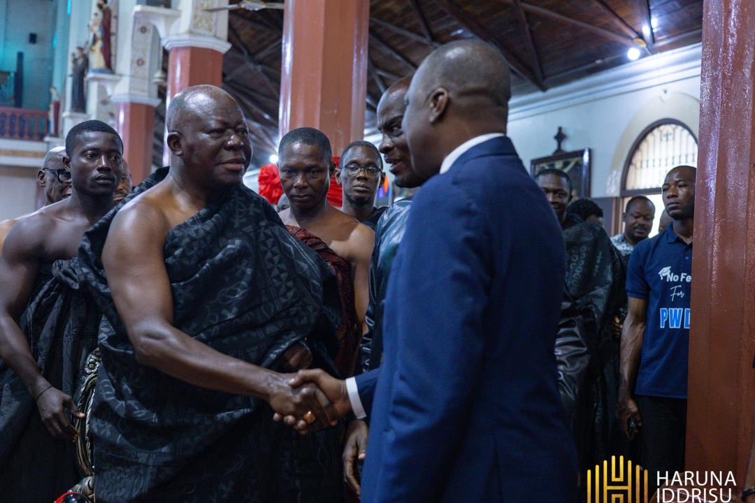HarunaSpeaks1's tweet photo. Education Minister Haruna Iddrisu, alongside His Majesty Otumfuo Osei Tutu II, Asantehene, and Côte d'Ivoire's Minister of Transport, Hon. Amadou Konde, attended a Requiem Mass at St. Peter’s Cathedral Basilica in Kumasi to honor the late Mrs. Grace Poku, beloved wife of the late Francis Kojo Poku of Poku Transport. The Minister extended heartfelt condolences, praying for the eternal repose of her soul and for strength and comfort for her grieving family.

Following the solemn service, Honorable Haruna Iddrisu joined the management of Wisconsin International University College to commission a new hostel facility. He underscored the critical role of private institutions, stating: "Private tertiary institutions continue to play a vital role in expanding access to higher education, promoting innovation, and creating opportunities for young people across Ghana. Wisconsin International University College remains an important partner in this national effort."

Reaffirming the government's dedication to fostering an enabling environment for private sector participation, the Minister highlighted recent legislative progress. Through the amendment of Part I of the Education Regulatory Bodies Act, 2020 (Act 1023) via Act 1165 of 2026, private universities now secure representation on the governing board of the Ghana Tertiary Education Commission (GTEC). This reform, he concluded, will drive greater collaboration and inclusiveness in shaping the future of higher education across Ghana.