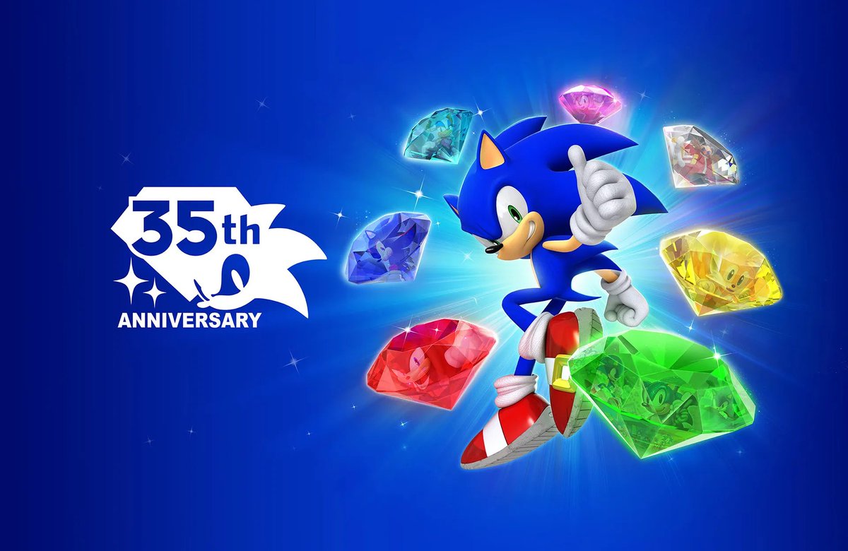GamesCage_'s tweet photo. On a positive note, ik the anniversary hasn’t been the HUGE OH MY GOD OWAAH mainline game aaa event ppl wanted but we’re only halfway thru the year and :

> Chaotix Case files
> CrossWorld Year 2
> Pico Park Sonic
> MEGA Charity stream
> Sonic animated series coming
> Frontiers DE (leaks aside, was meant to be a small live drop)
> New Sonic concert dates
> Featured fans Artwork, new song remixes coming, 35th anniversary comics etc.

I feel like they’re spreading stuff throughout the year rather than one big moment, and im pretty happy LOL
