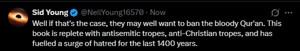 NeilYoung16570's tweet photo. @HJB_News__ @X Just saying! https://t.co/Ftura6gREh
