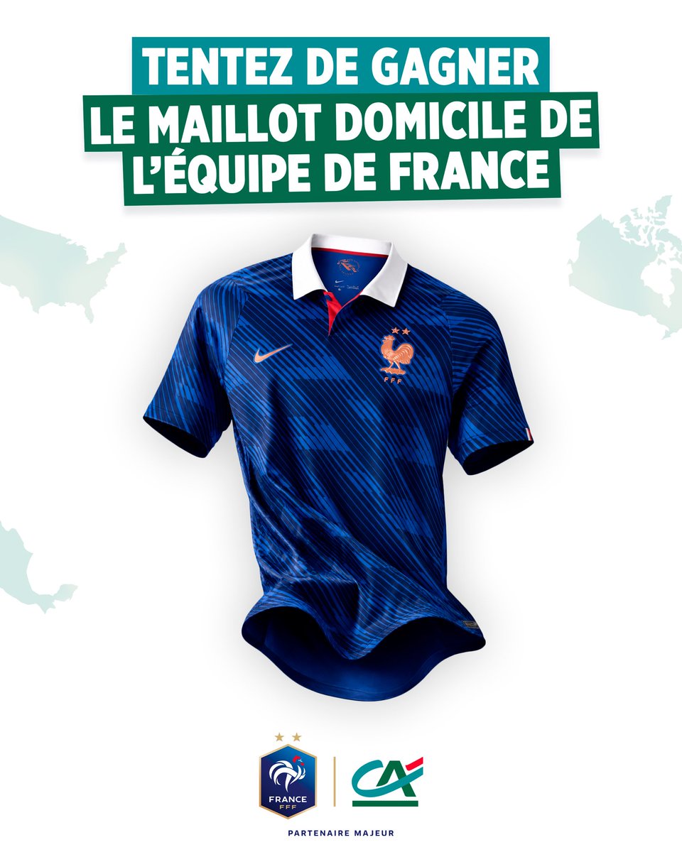 tousuncotefoot's tweet photo. 𝗧𝗘𝗡𝗧𝗘𝗭 𝗗𝗘 𝗚𝗔𝗚𝗡𝗘𝗥 𝗨𝗡 𝗠𝗔𝗜𝗟𝗟𝗢𝗧 𝗗𝗘𝗦 𝗕𝗟𝗘𝗨𝗦 ! 🤩🇫🇷🎉

On vous fait gagner un maillot de l’@equipedefrance 👕🇫🇷

𝘗𝘰𝘶𝘳 𝘵𝘦𝘯𝘵𝘦𝘳 𝘷𝘰𝘵𝘳𝘦 𝘤𝘩𝘢𝘯𝘤𝘦 :
🔁 Reposte
➕ soit abonné à @tousuncotefoot 
🖊️ Commente la taille que tu souhaites

(Le gagnant sera tiré au sort parmi toutes les participations.)
🍀 Fin du jeu mercredi le 9 juillet à minuit