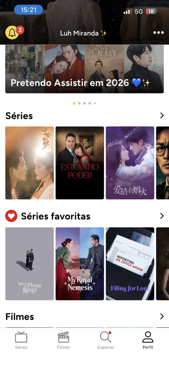 Luciana_Miranda's tweet photo. Sabe uma coisa que tem no TV Time, é relativamente simples e não tem em nenhum desses outros app? 

Essa interface no perfil com as últimas séries q vc está assistindo.. e as suas favoritas.. separando séries e filmes. https://t.co/h37FzXPfbU