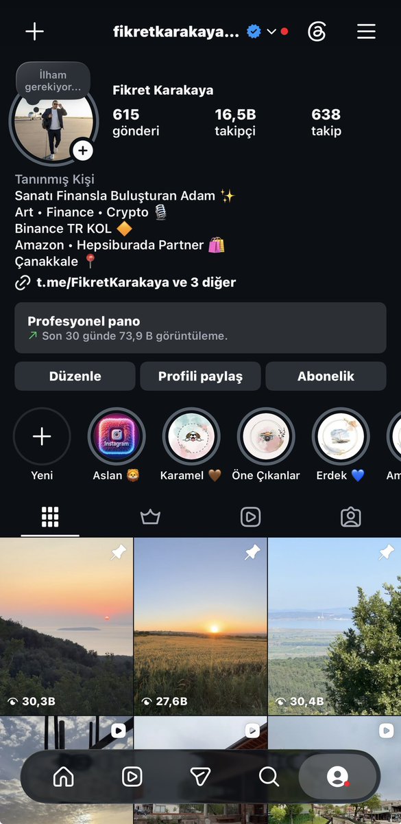 fikretkarakaya's tweet photo. Burada şahane muhabbet ve etkileşim yakaladık 🥳

O zaman bunu Instagram’a da taşıyalım ✨

Herkesi bekliyorum ♥️

🔗 https://t.co/LZ9fsgzHow 🔗 https://t.co/4Hr0Ba3etm