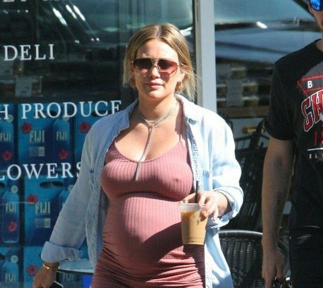 gooning4charli's tweet photo. With how she's been walking around lately it was only a matter of time before Hillary Duff got bred deep- how could anyone ever pull out of her raw???

God I know that pregnant pussy must be sooo gooey and gushy 😵‍💫 https://t.co/RbBWAtsFYr