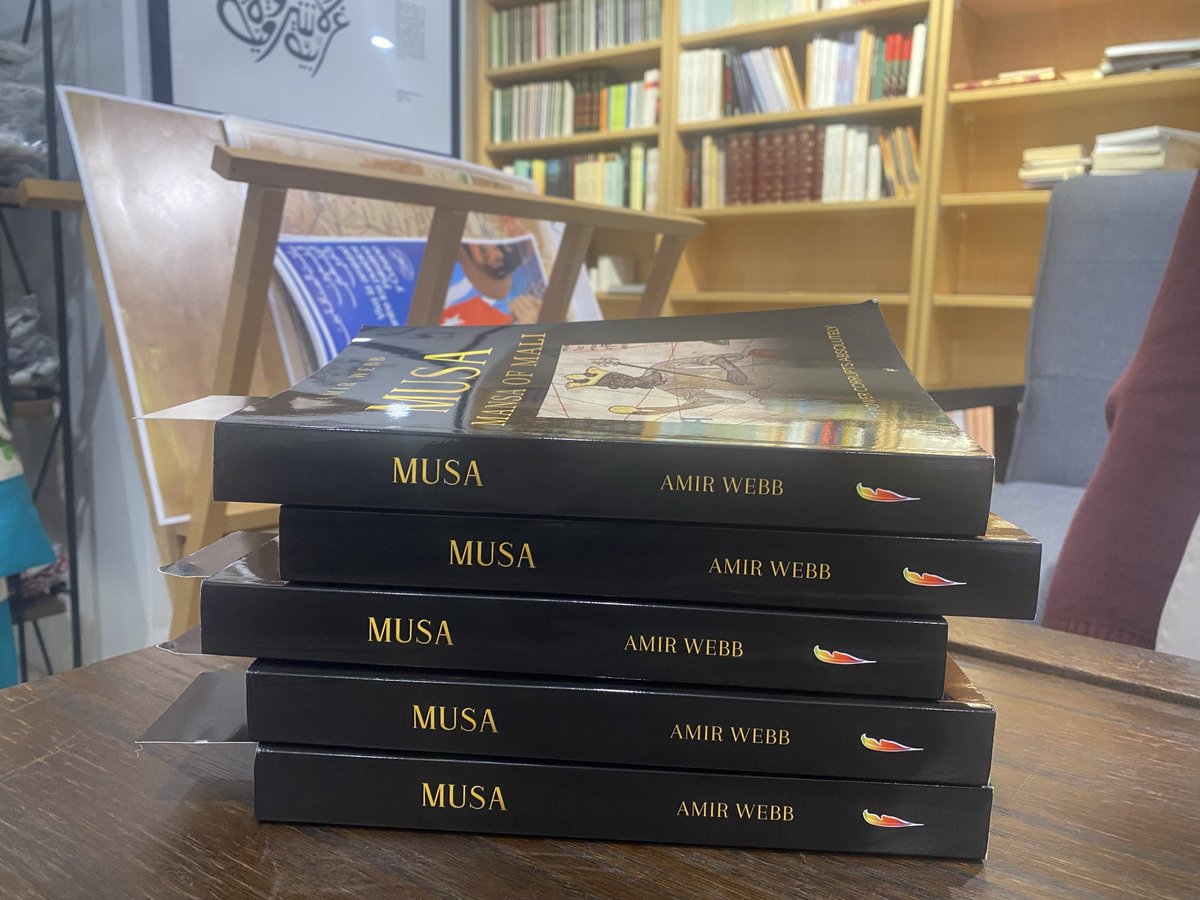AmirMW's tweet photo. Stopping by to remind folks I wrote a pretty good historical fiction novel about Mansa Musa ☪️☝🏾 https://t.co/YGvVR2nyOO