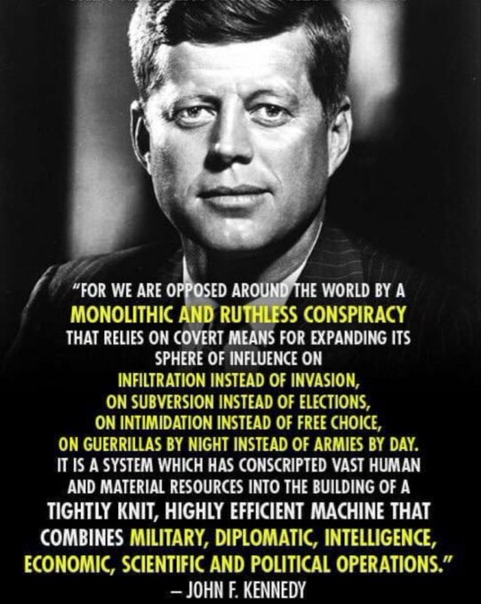 ky_statesman's tweet photo. JFK tried to warn us about Israel [the Rothschilds] in 1963. 🇺🇸 https://t.co/MBvazfTcXR