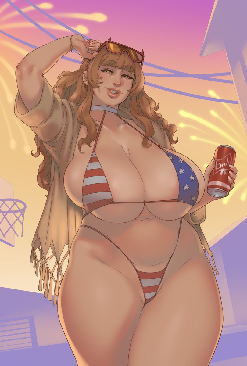 DJComps_sfw's tweet photo. Happy Independance Day from Jessie! Mixed with the GTA cover trend for good measure https://t.co/ExvrCE4vhD