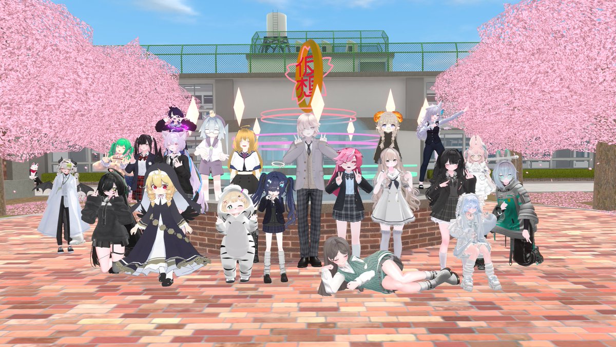 Rukanan_VRC's tweet photo. 入学しました！🌸
２週間よろしくね～！
#私立VRC学園 https://t.co/RUMn76wQvw