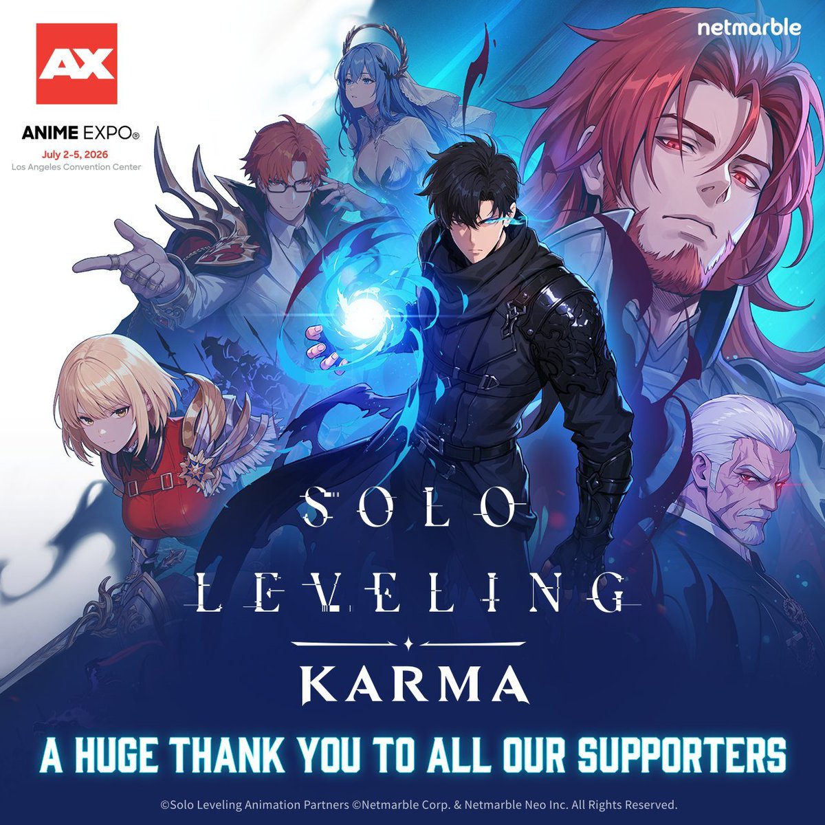 SLANewsEN's tweet photo. A better version of the new Solo Leveling: KARMA Artwork just dropped

I wonder why other Hunters feature in this🤔 https://t.co/sSM6lJq9gz