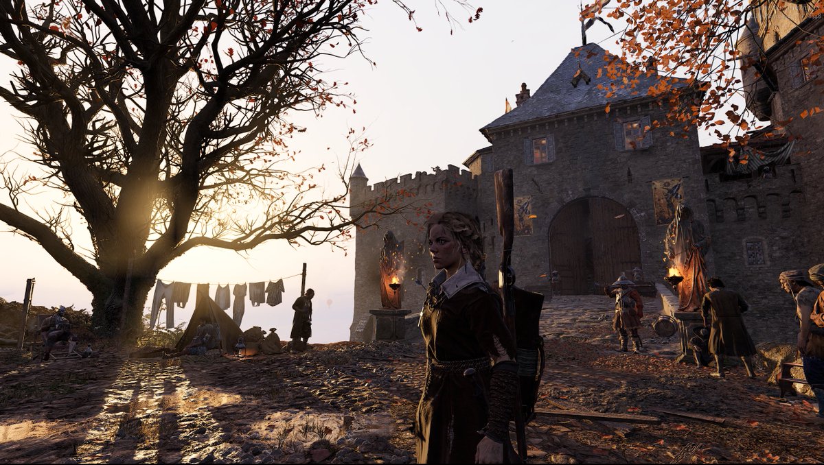 RiloeGaming's tweet photo. Hunger really just does it for me. 
Something about the setting and presentation feels so fresh and exciting.
There are a ton of little issues in the game's very incomplete state, but fully engaging in PvP this weekend really confirmed to me what a bright future this game has https://t.co/brb57AMI7o