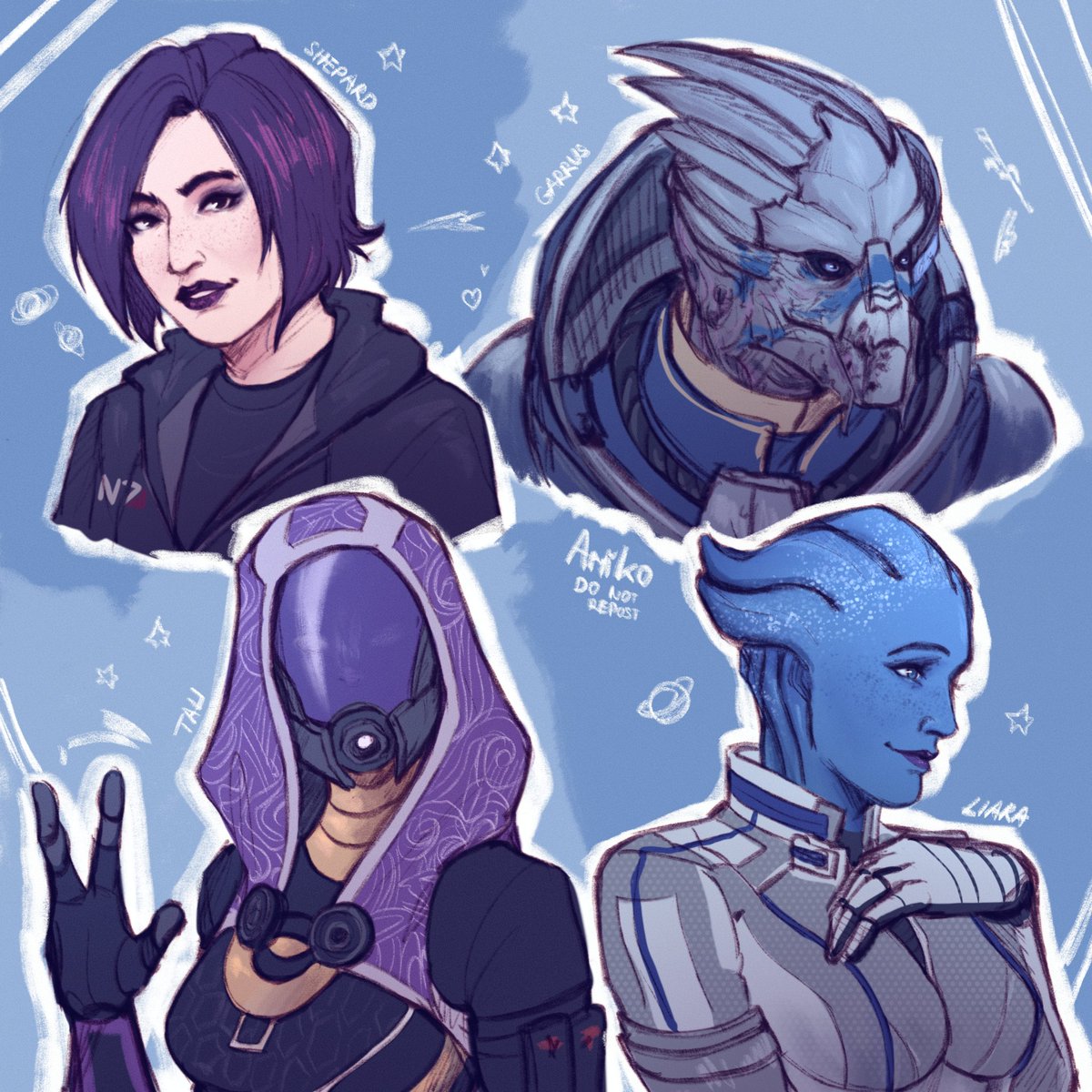 AmikoRoyAi's tweet photo. Mass Effect doodles 🚀 https://t.co/zjeHn5wVkU