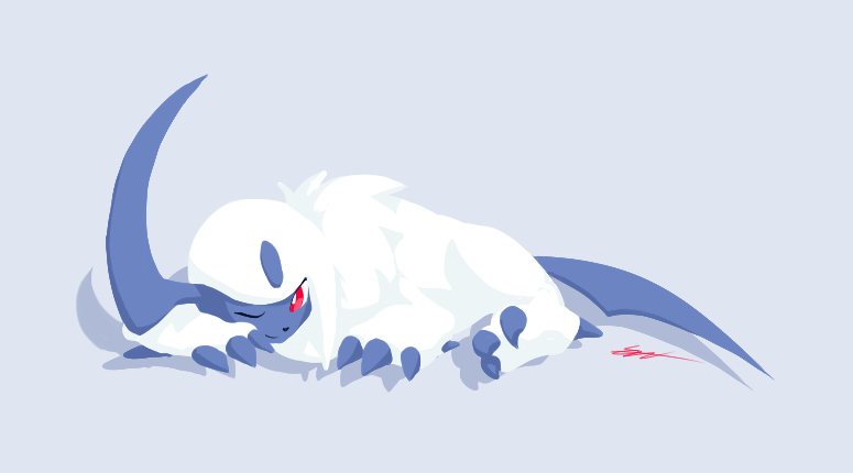 LikelyLikey_'s tweet photo. absol peeking sleep
#absol #pokemon https://t.co/t6uQbWsNV2